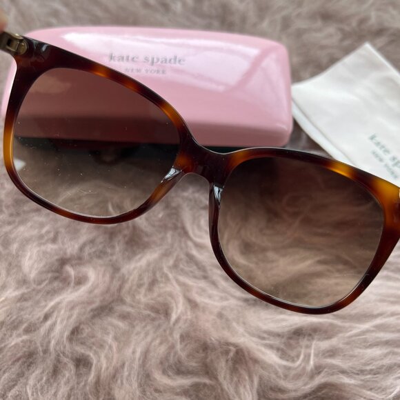Kate Spade Julieanna/s Brown Tortoise Sunglasses 54-18 ~135 main image 2
